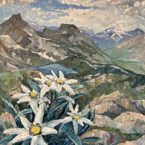Painting, Edelweiss, Genia Sheyn