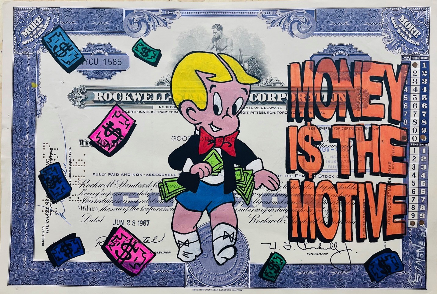 Simone De Rosa, Money is the Motive Simone De Rosa, Money is the Motive