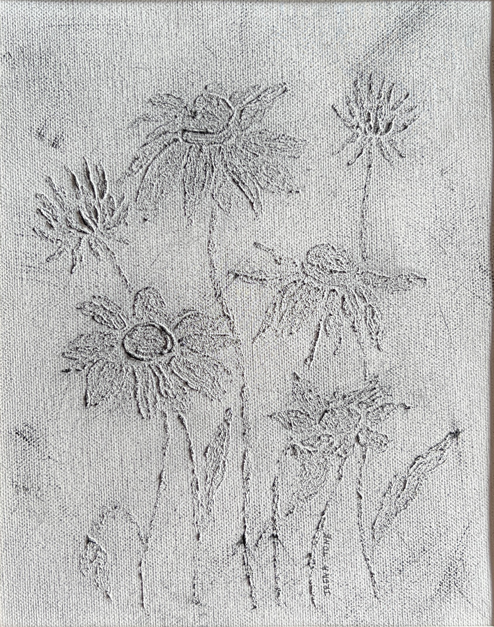Irena Tone, Rudbeckia Black and White Irena Tone, Rudbeckia Black and White