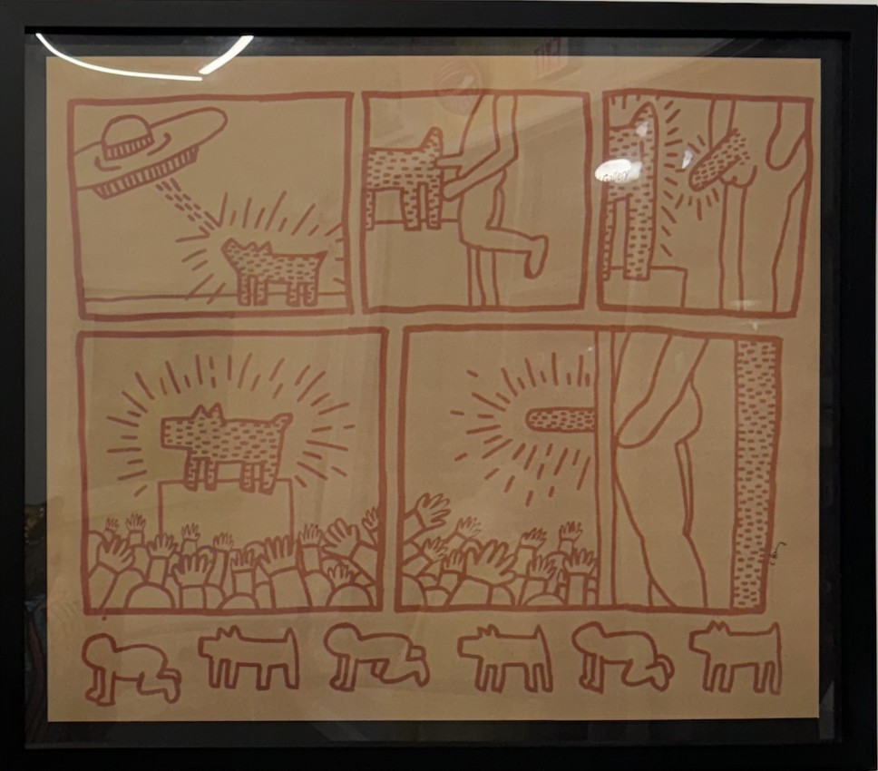 Keith Haring, Untitled (Plate 13 Photostat from the Blueprint Drawings) Keith Haring, Untitled (Plate 13 Photostat from the Blueprint Drawings)