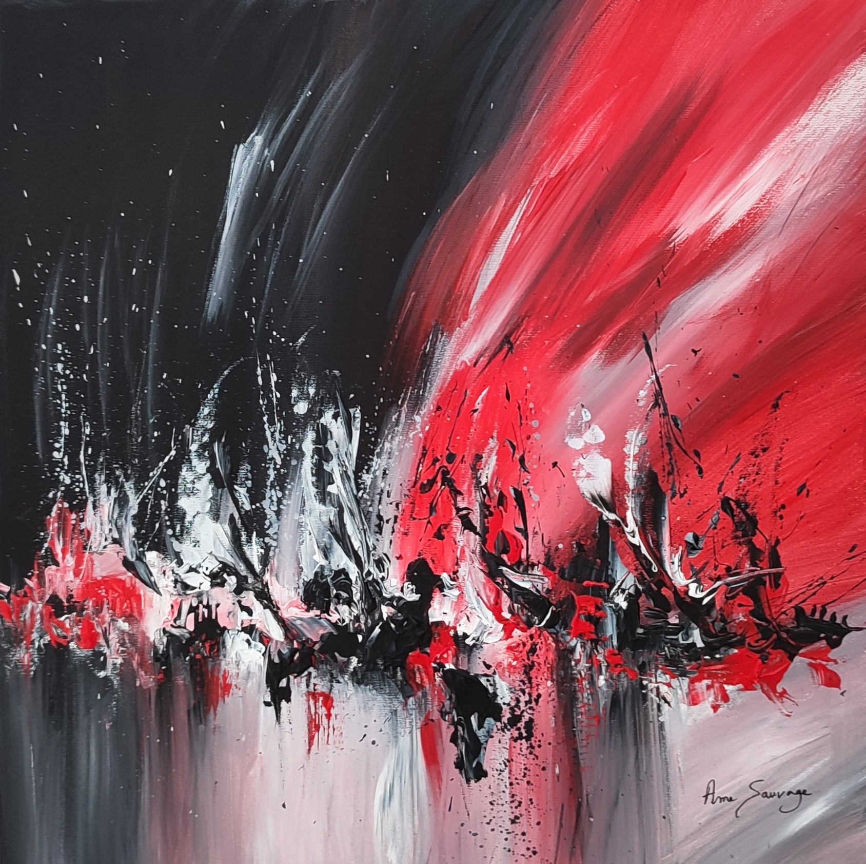 Âme Sauvage, En rouge et noir Âme Sauvage, En rouge et noir