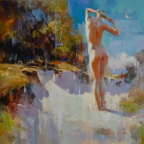 Gemälde, The memory of a carefree summer, Vasyl Khodakivskyi