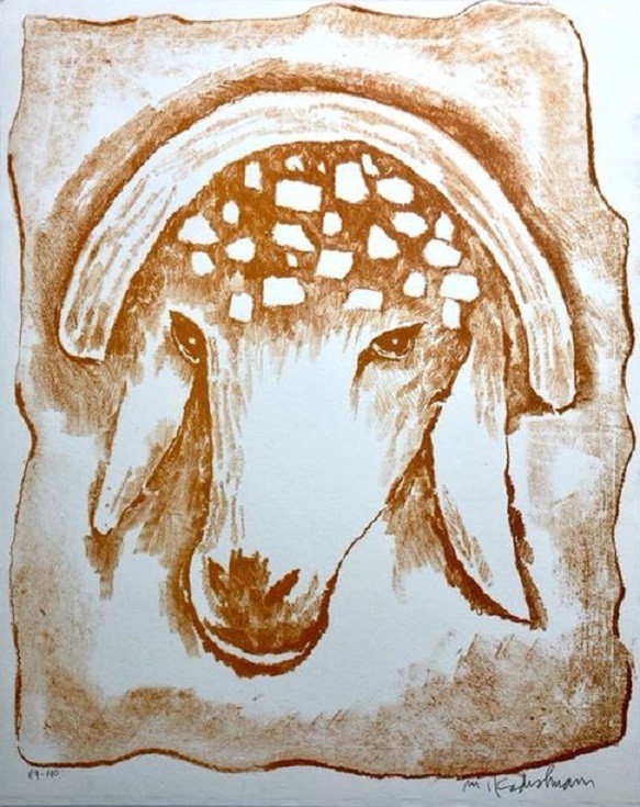 Menashe Kadishman, Vintage Sheep Menashe Kadishman, Vintage Sheep