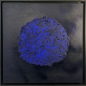 Peinture, Collection Bleu d'été - "There is no planet B - Earth", Thomas Jeunet