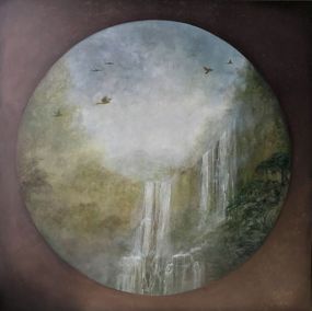 Painting, As if a waterfall, Maylis Bourdet