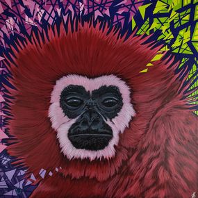 Painting, Messy Gibbon, Benjamin David