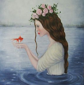 Painting, Three wishes, Mary Noga