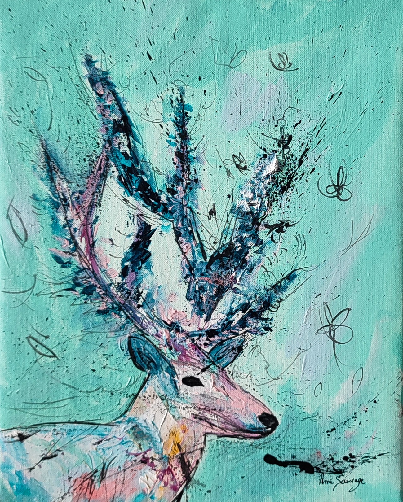 Âme Sauvage, Blue cerf Âme Sauvage, Blue cerf