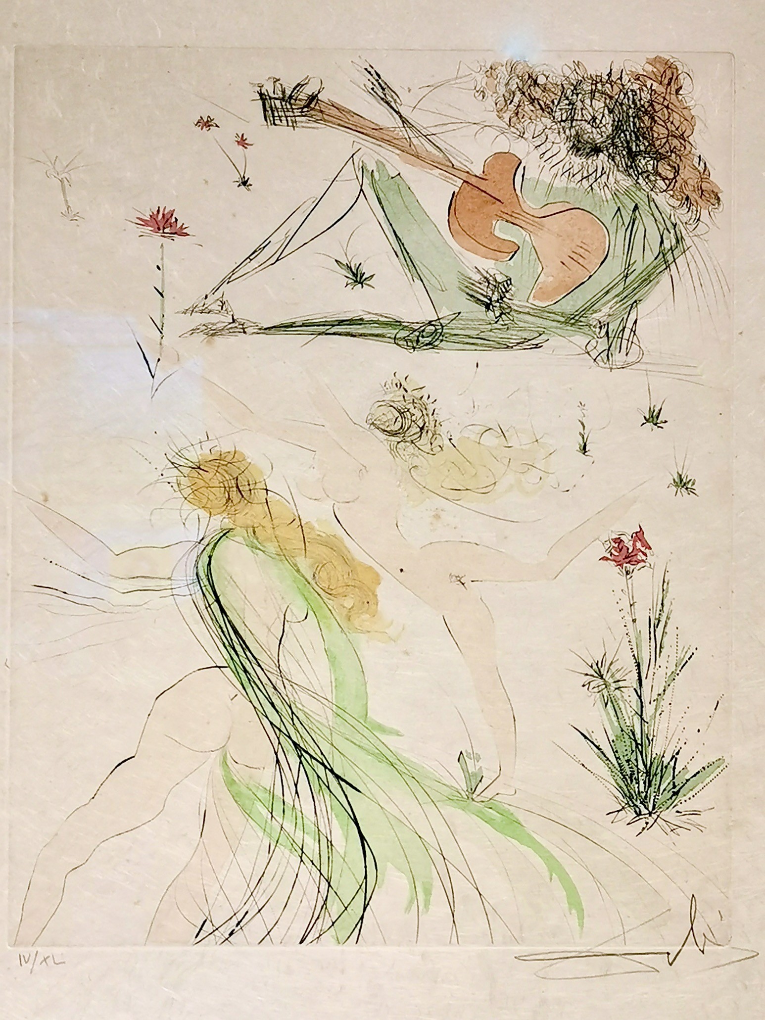 Salvador Dali, Les danseuses nues Salvador Dali, Les danseuses nues