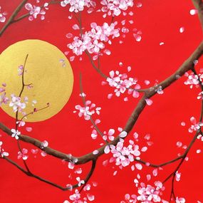 Peinture, Le Kimono Rouge, Sophie Duplain