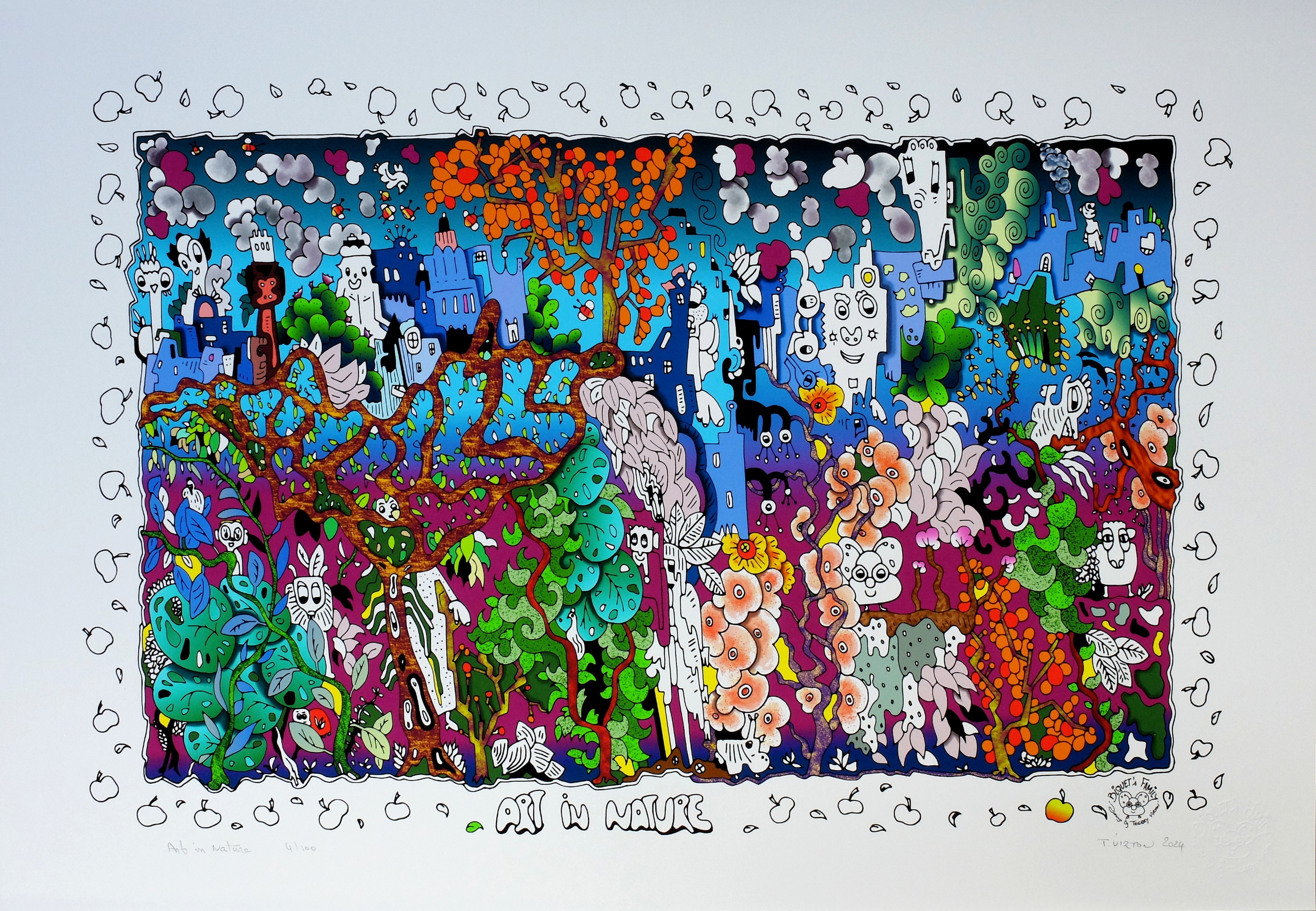 Thierry Virton, Art in nature - pop art print 4/100 Thierry Virton, Art in nature - pop art print 4/100