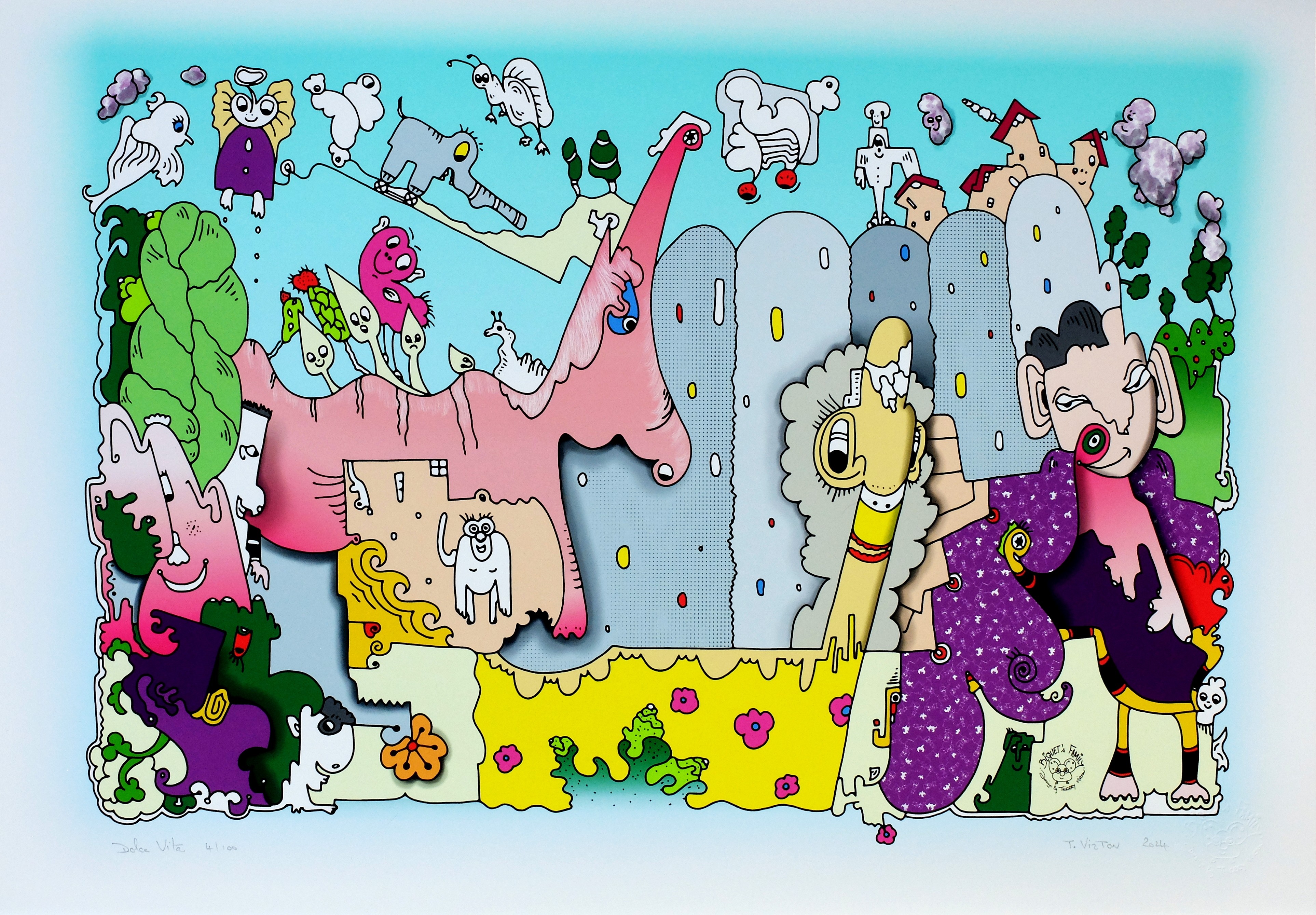 Thierry Virton, Dolce vita - pop art print 4/100 Thierry Virton, Dolce vita - pop art print 4/100