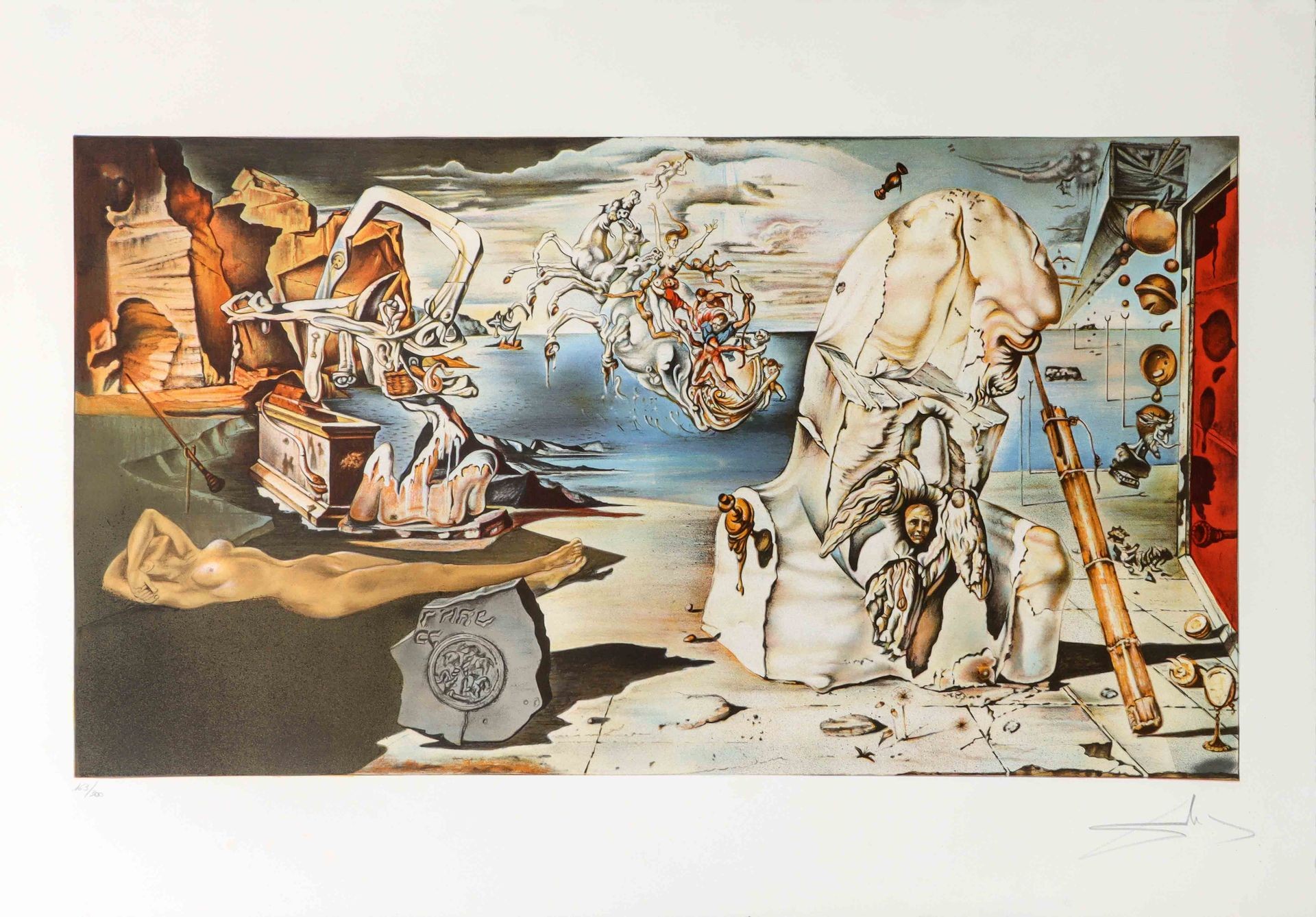 Salvador Dali, L'Apothéose d'Homère Salvador Dali, L'Apothéose d'Homère