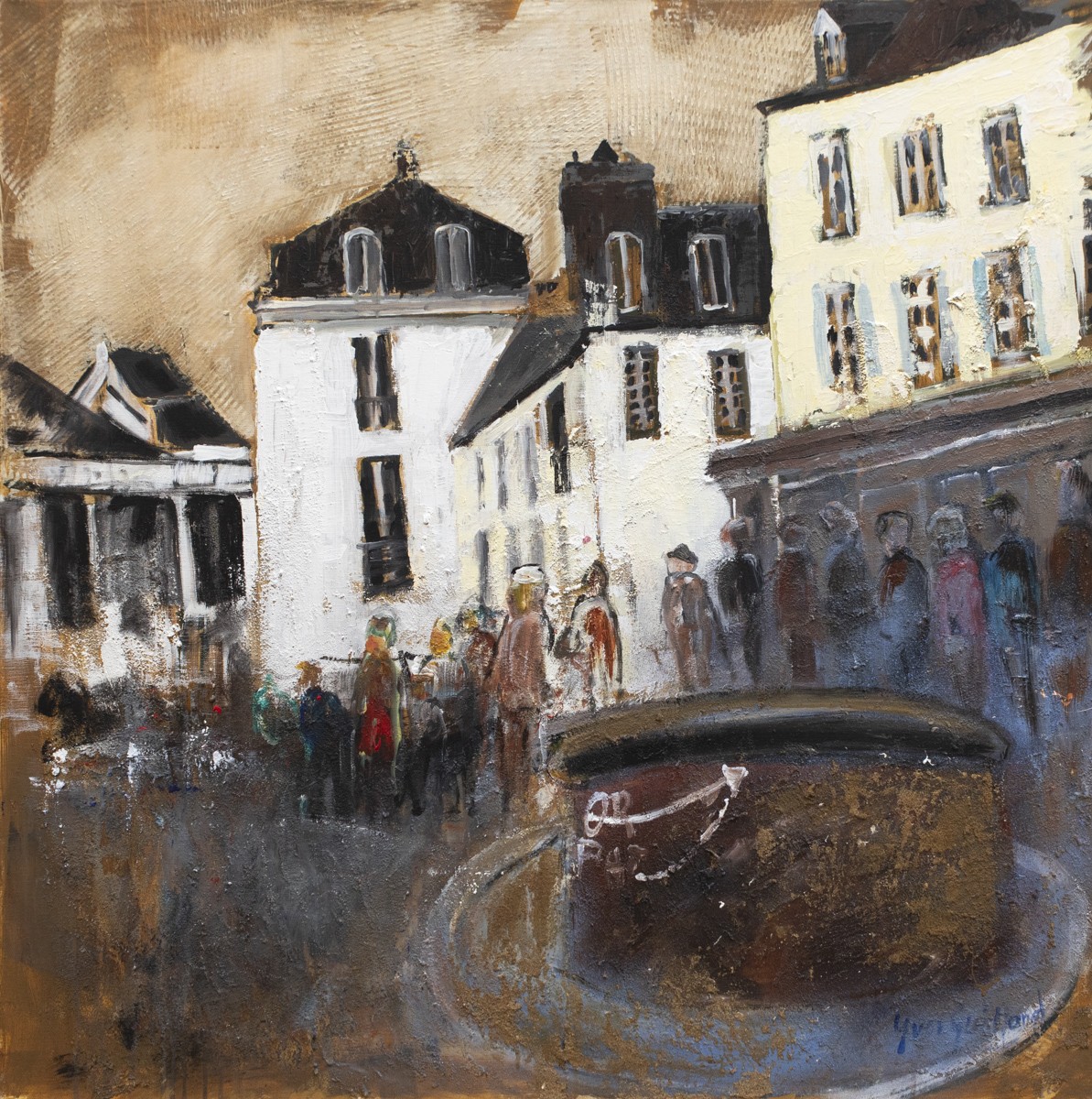 Yves Guillard, La Bouée - Série village de belle-île-en-mer Yves Guillard, La Bouée - Série village de belle-île-en-mer