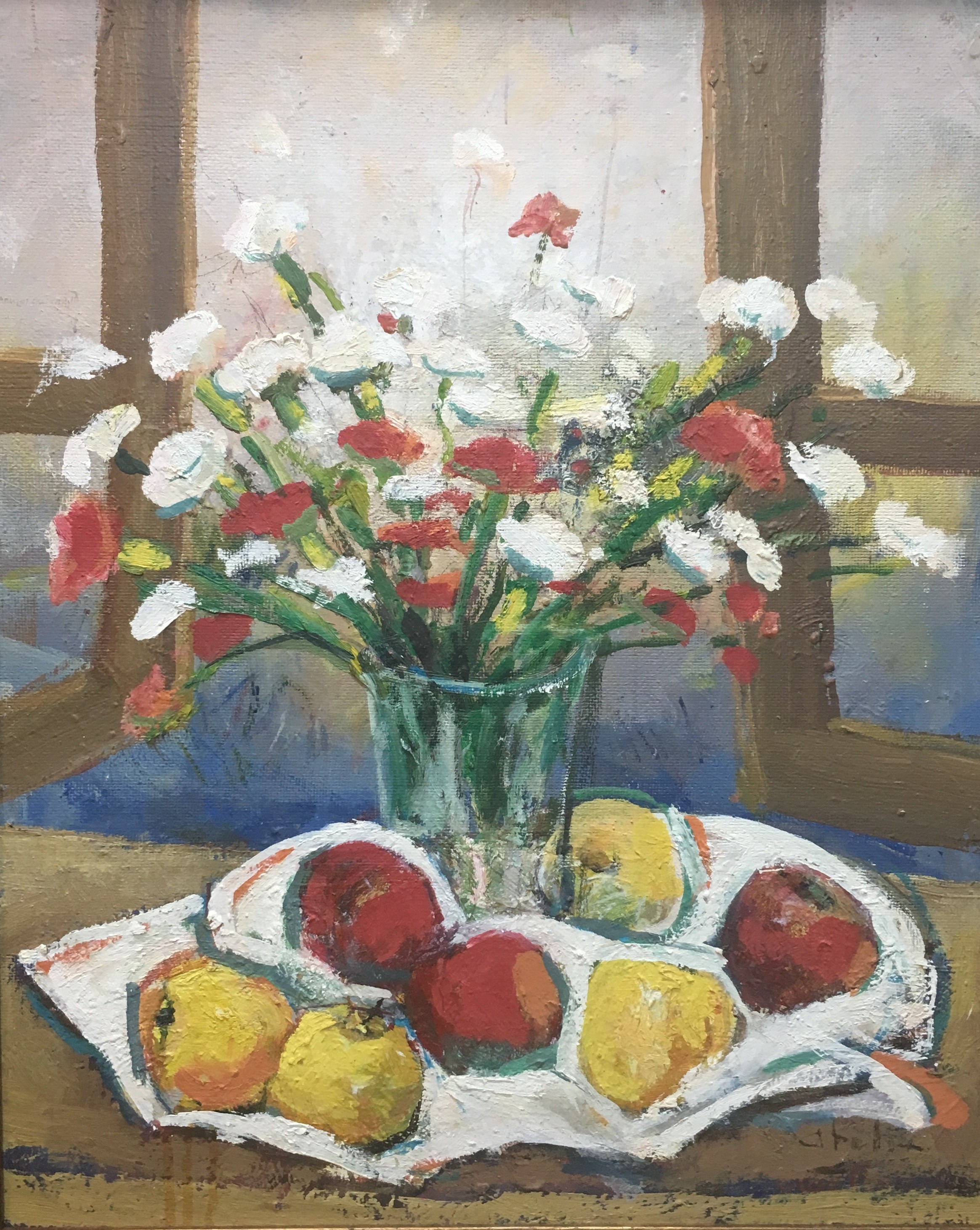 Juan Jose Abella, Cubist Flowers and Fruits Juan Jose Abella, Cubist Flowers and Fruits