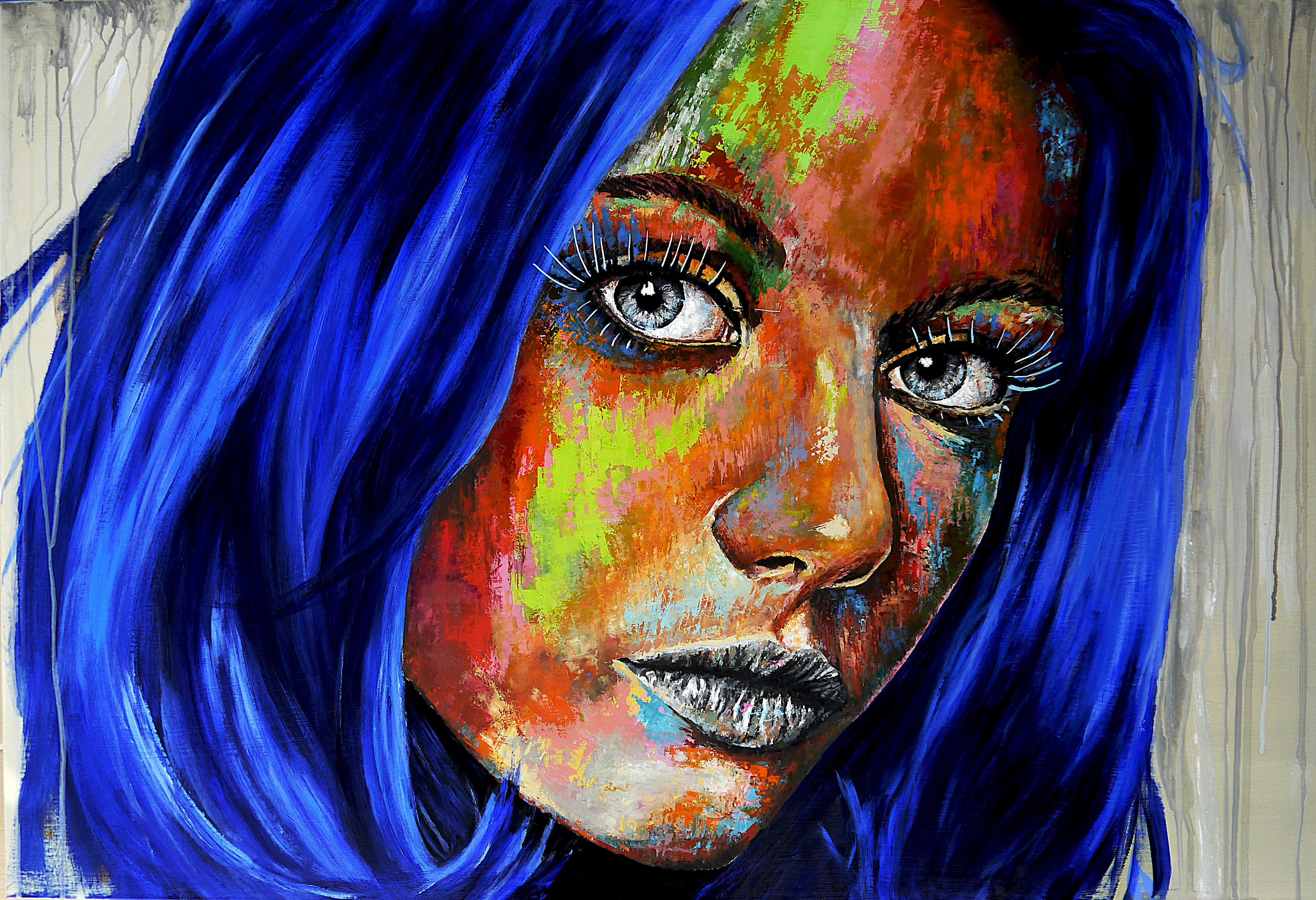 Bazévian Delacapucinière, Pachamama Glósóli 5 - oil impressionnist - French School - (XXL) Bazévian Delacapucinière, Pachamama Glósóli 5 - oil impressionnist - French School - (XXL)