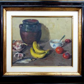 Painting, Fruits, J. Asensio