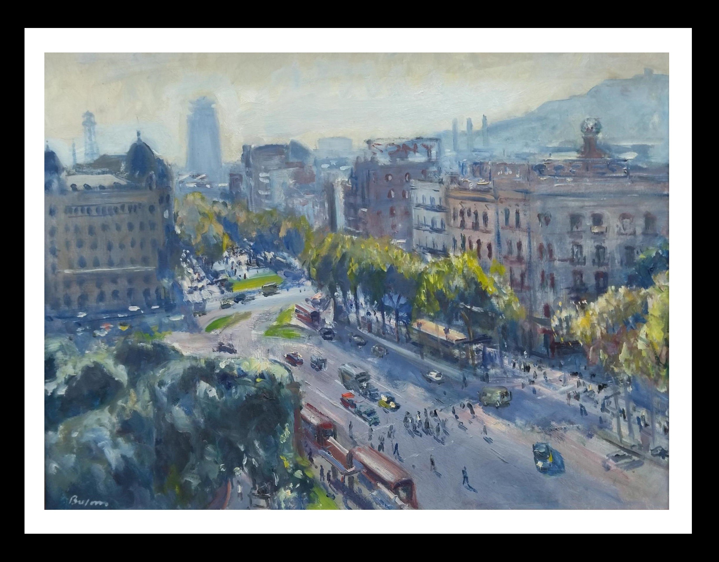 Simo Busom, Plaza Catalunya de Barcelona Simo Busom, Plaza Catalunya de Barcelona