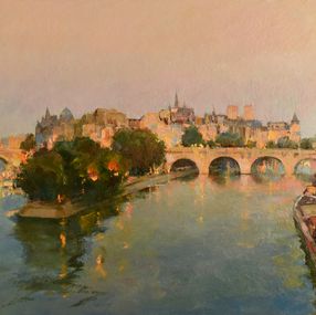 Painting, Lights of Paris, Volodymyr Kolesnyk