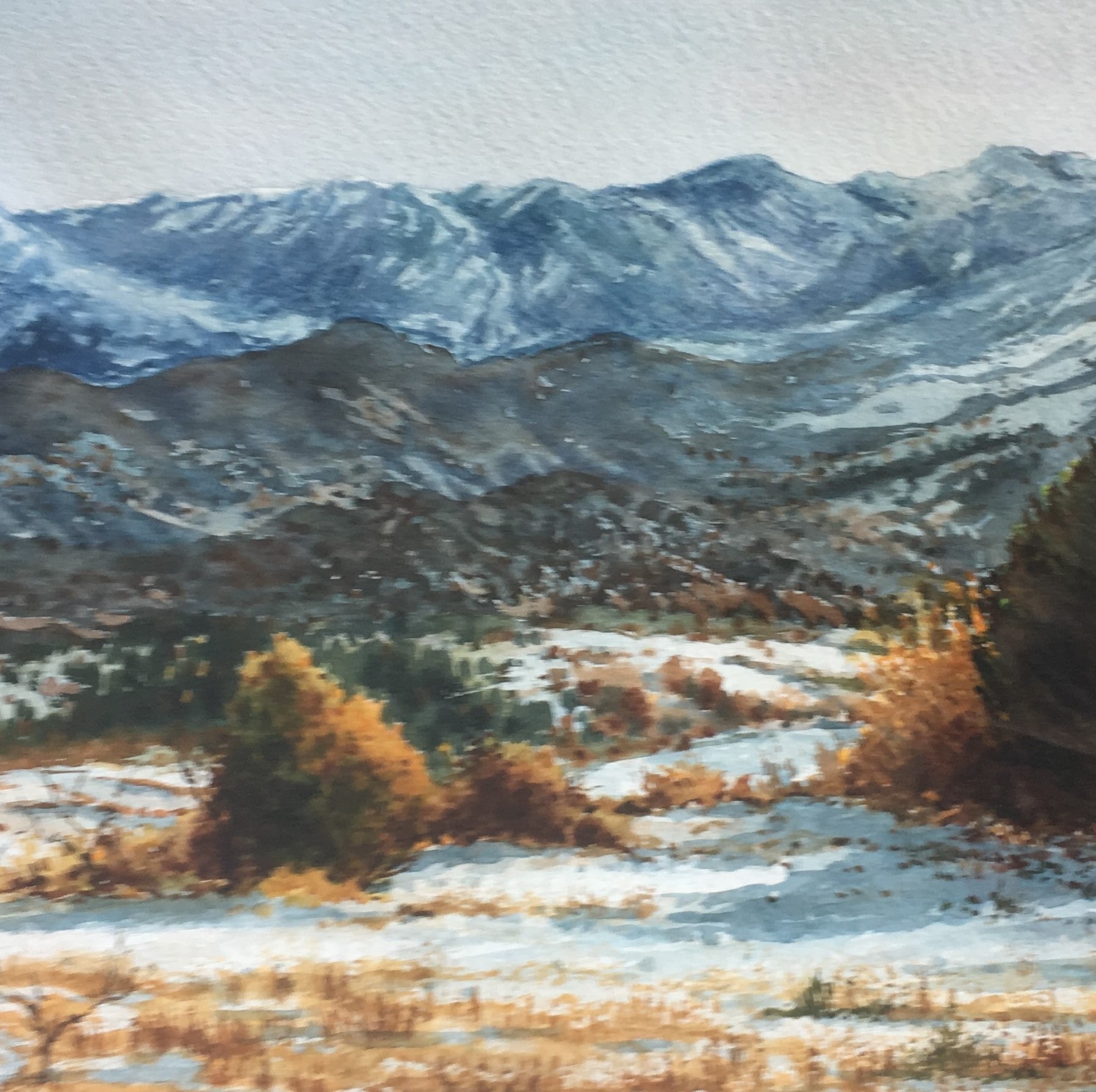 Joaquin Cabane, paysage enneigé Joaquin Cabane, paysage enneigé