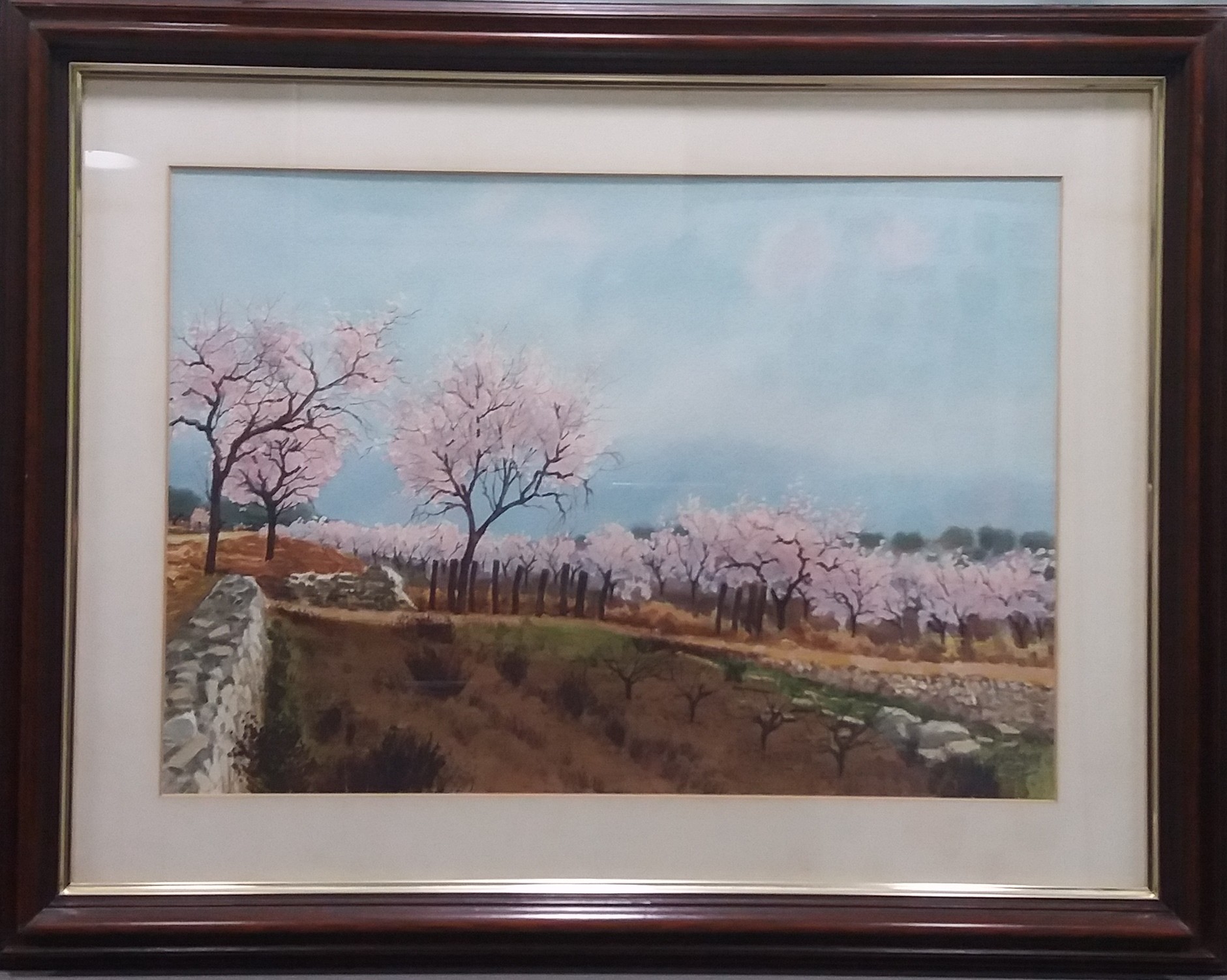 Joaquin Cabane, Almond trees in bloom Joaquin Cabane, Almond trees in bloom