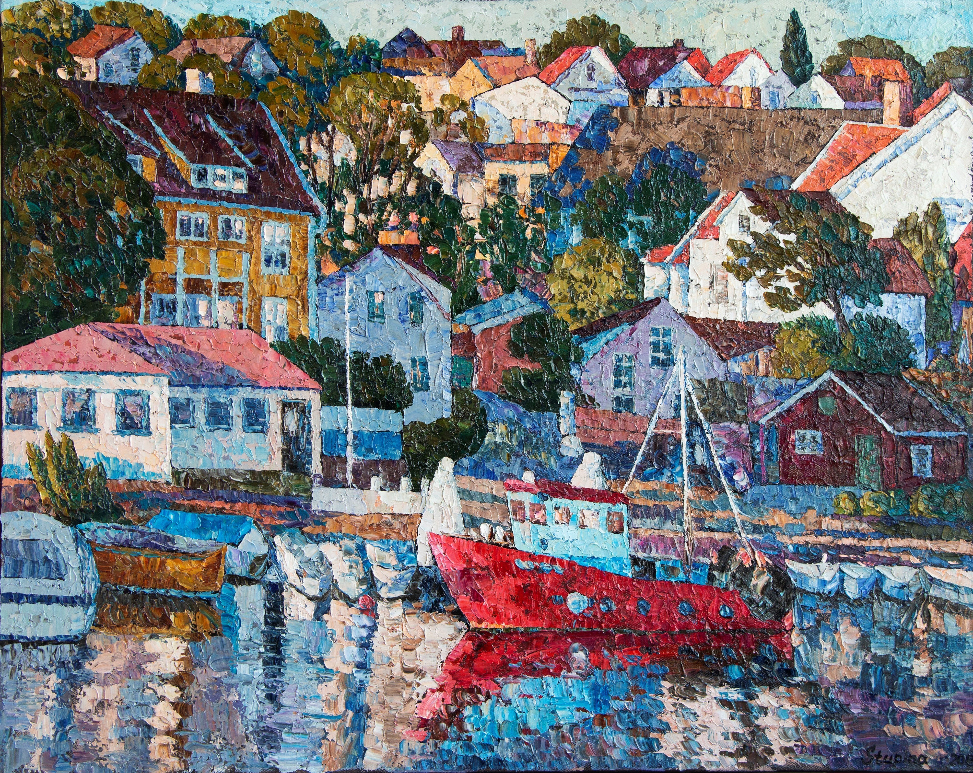 Nadezda Stupina, City near by see (Drøbak) Nadezda Stupina, City near by see (Drøbak)