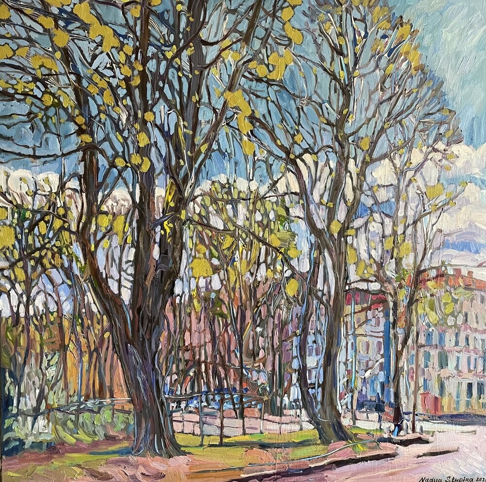 Nadezda Stupina, Spring in the city. Nadezda Stupina, Spring in the city.