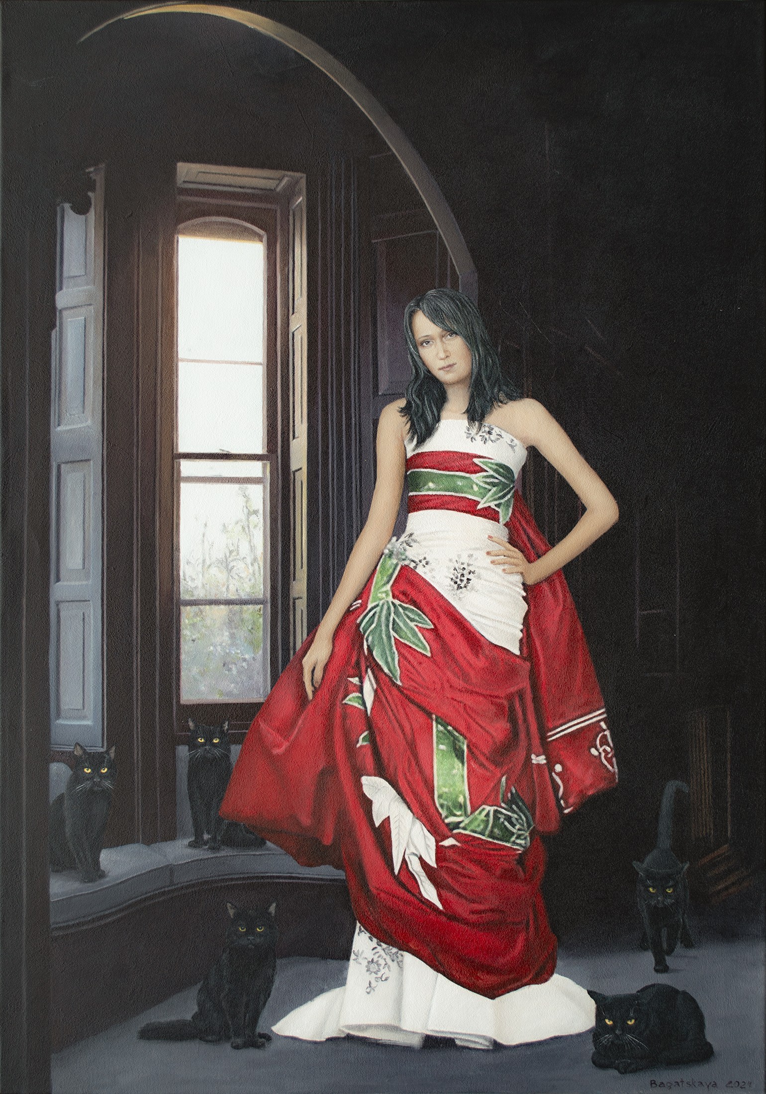 Nataliya Bagatskaya, Anniversary - Contemporary self portrait Nataliya Bagatskaya, Anniversary - Contemporary self portrait