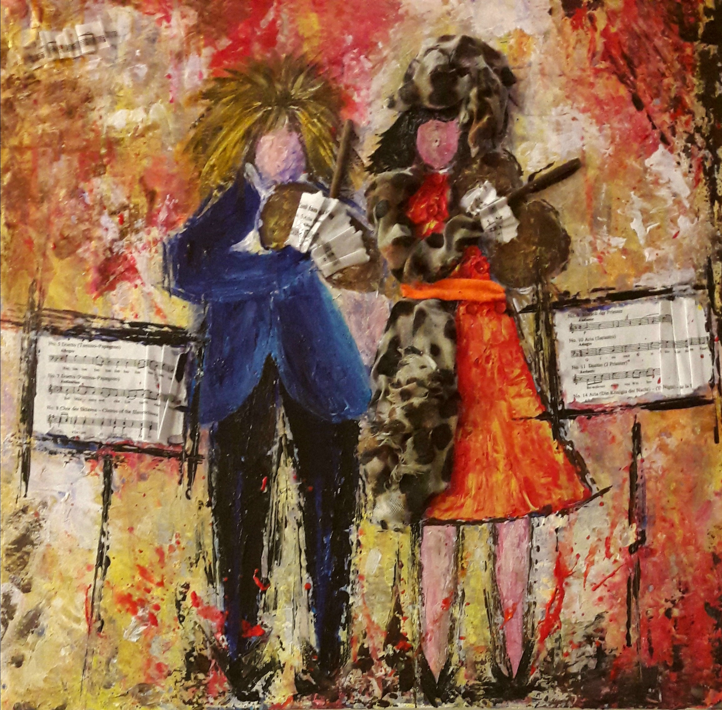 Christiane Guerry, Couple de violonistes Christiane Guerry, Couple de violonistes