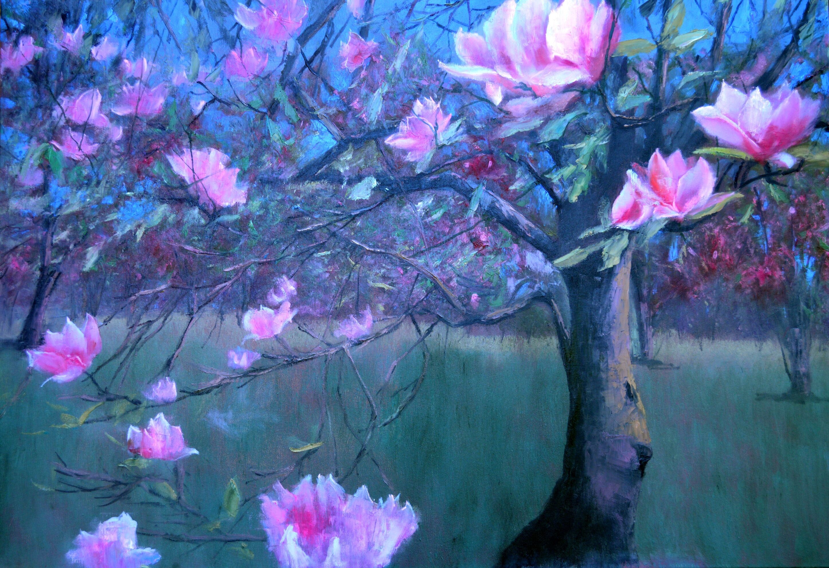 Elena Lukina, Magnolia in bloom Elena Lukina, Magnolia in bloom