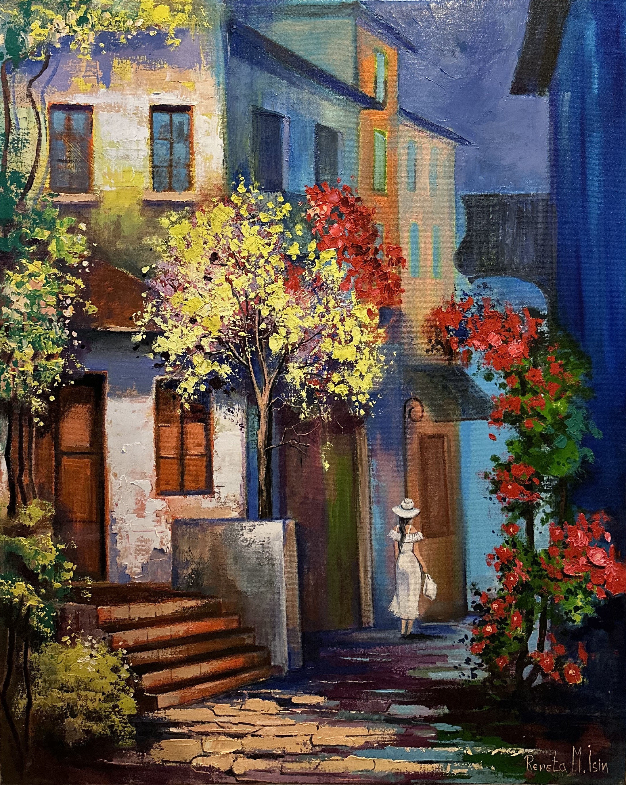 Reneta Isin, Old Cozy Street - Positano, Italy Reneta Isin, Old Cozy Street - Positano, Italy