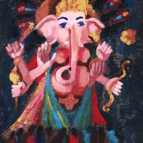 Gemälde, Lord Ganesh, FXV
