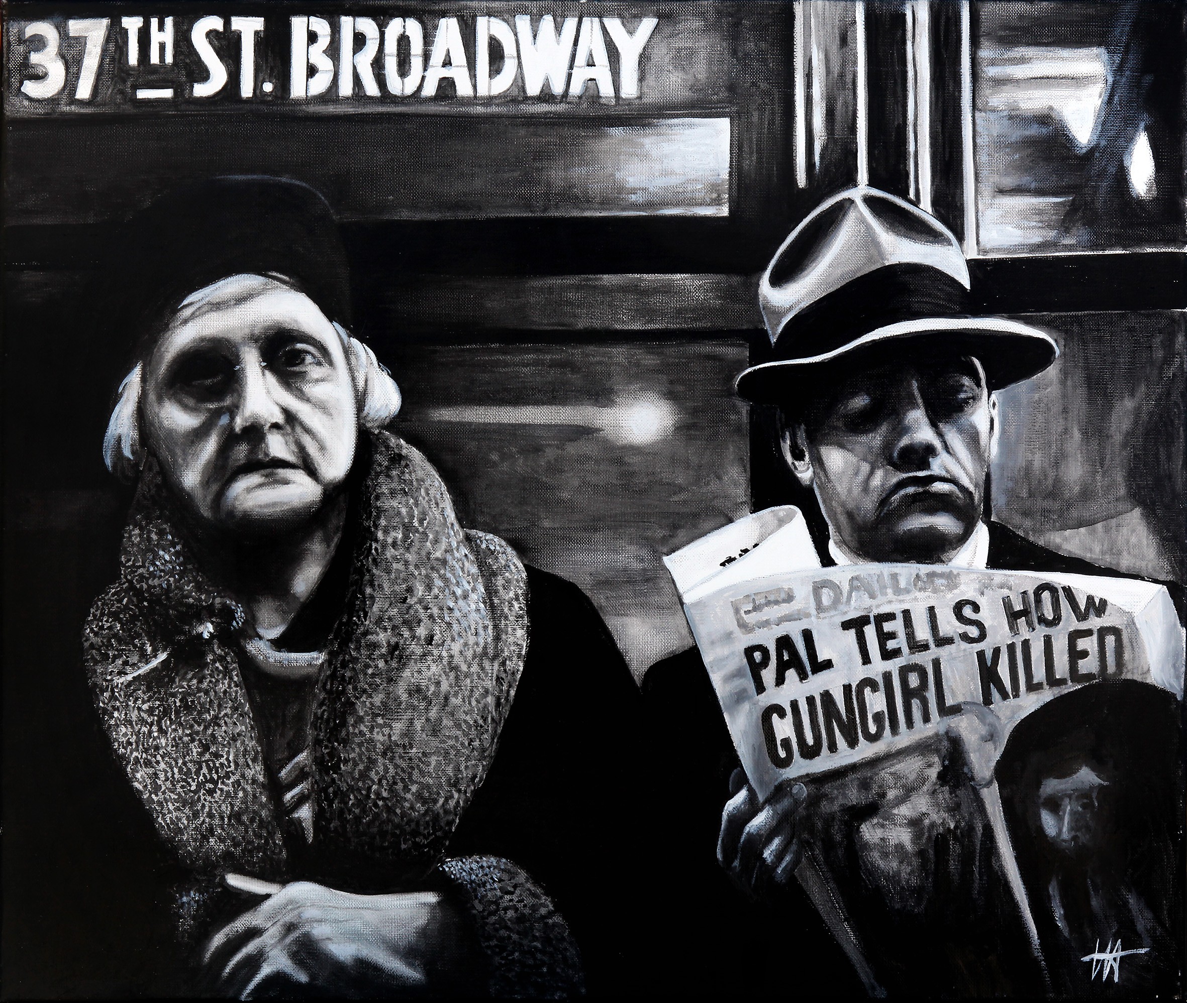 Jean-Jacques Venturini, Subway passangers Jean-Jacques Venturini, Subway passangers