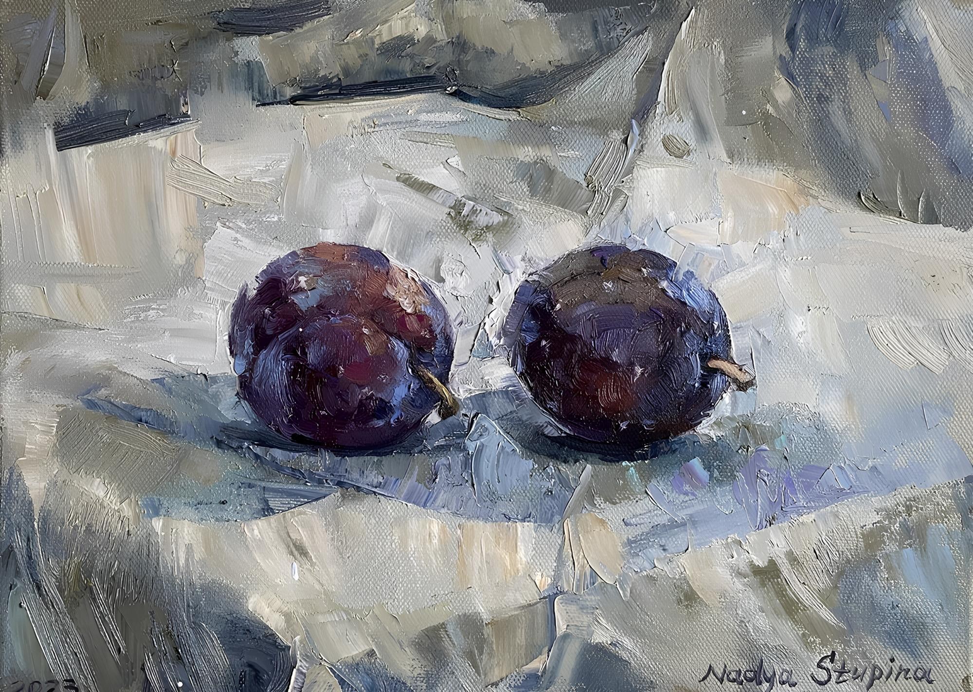 Nadezda Stupina, Two plums Nadezda Stupina, Two plums