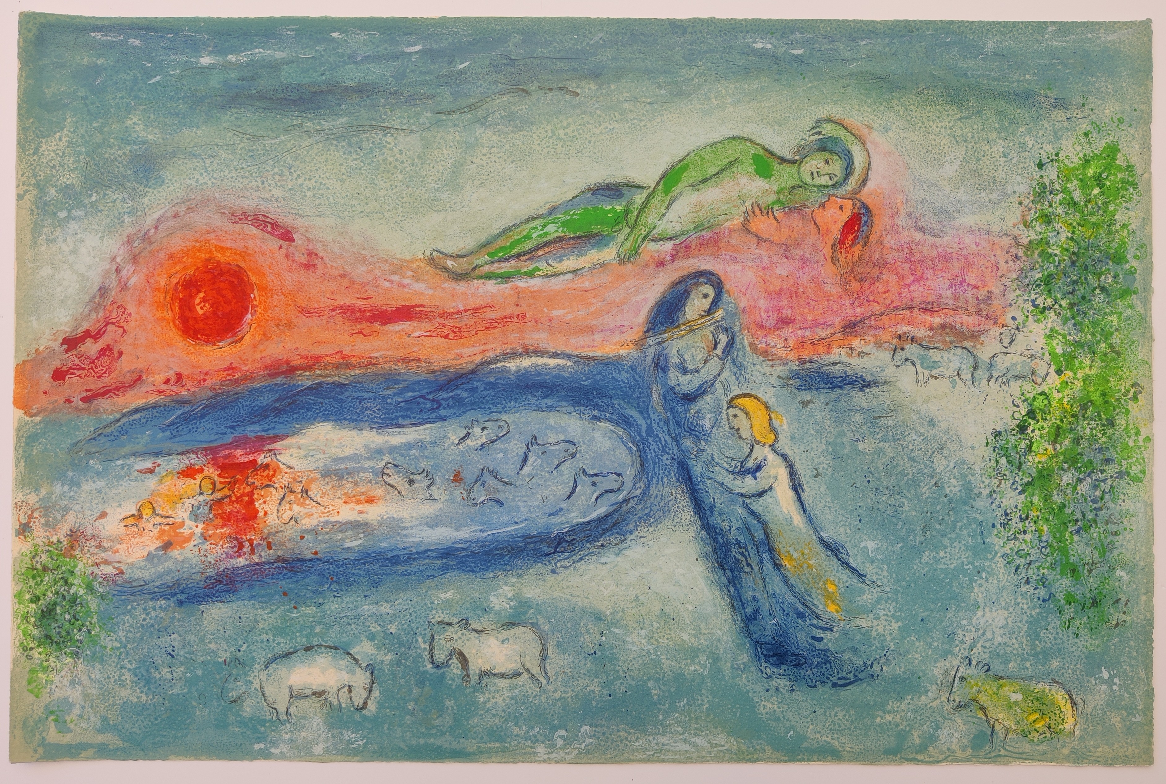 Marc Chagall, Death of Dorcon Marc Chagall, Death of Dorcon