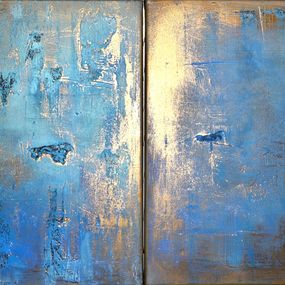 Peinture, L'Or Bleu 2, Sophie Duplain
