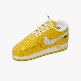 Sculpture, LV X Nike sneaker (Yellow), Paa Joe