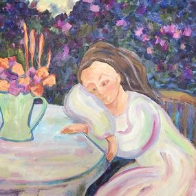 Painting, Dreaminess , Gardens of Resilience series, Tetiana Pchelnykova