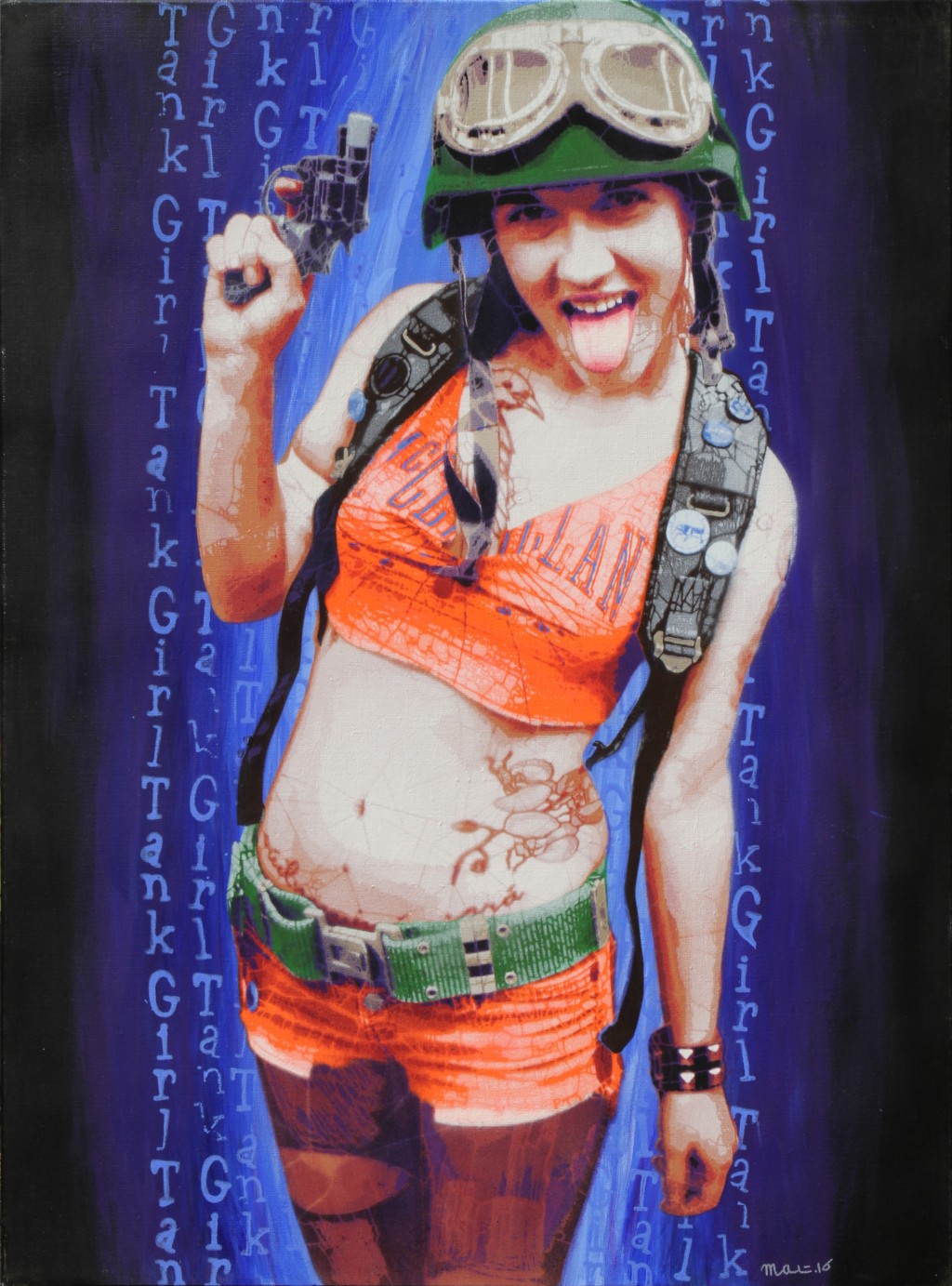 Mat Elbé, Tank Girl Blue Orange Mat Elbé, Tank Girl Blue Orange