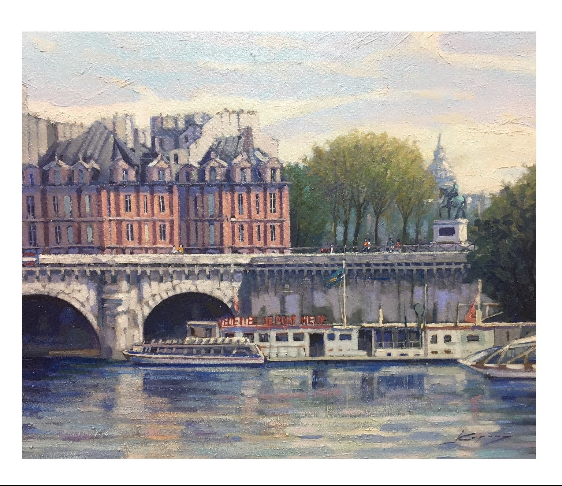 Joan Copons, Bridge over the Seine Joan Copons, Bridge over the Seine