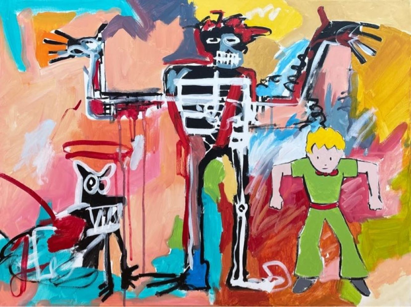 Sokar, Le Petit Prince revisite Basquiat Sokar, Le Petit Prince revisite Basquiat