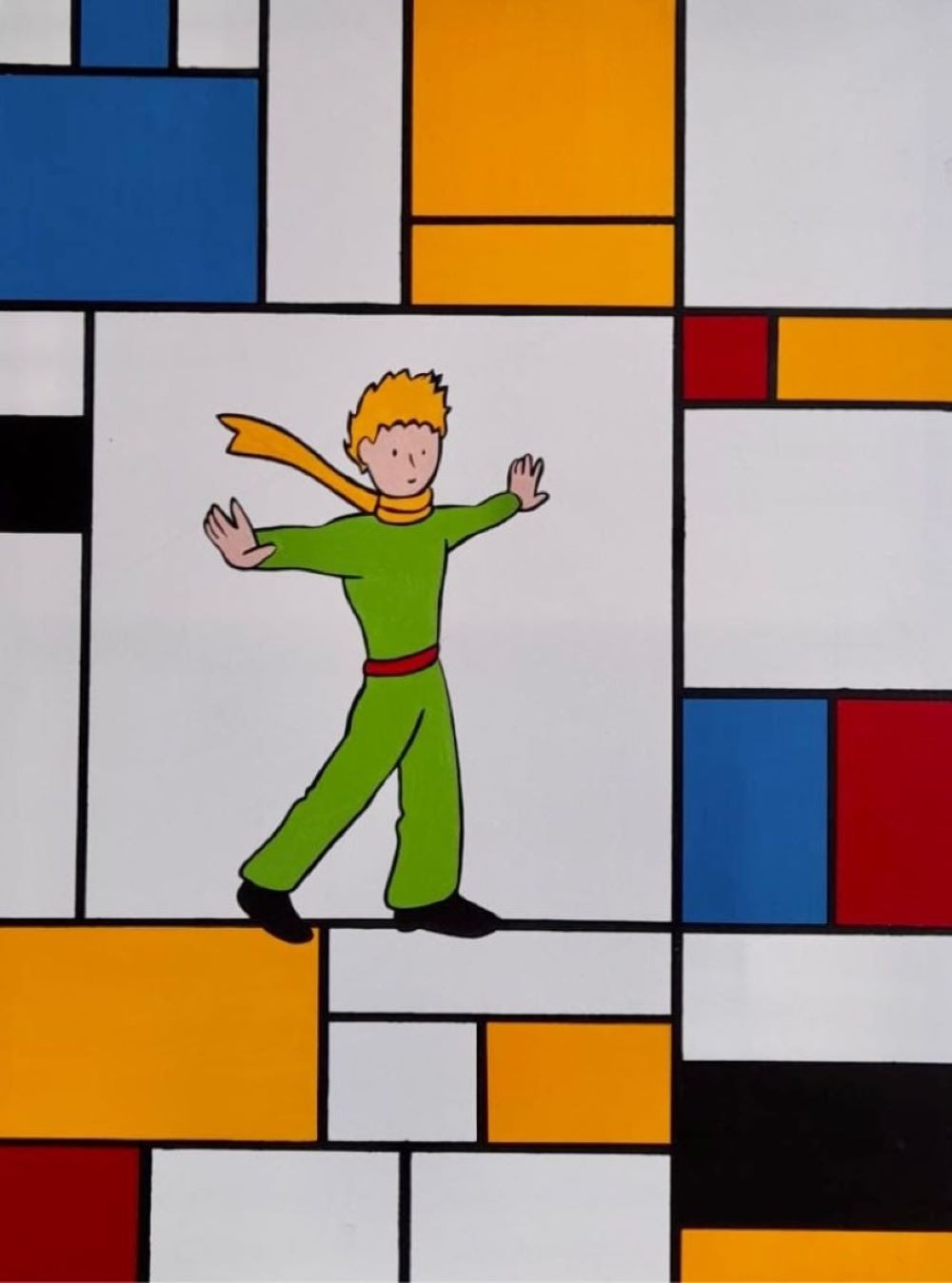Sokar, Le Petit Prince revisite Mondrian Sokar, Le Petit Prince revisite Mondrian
