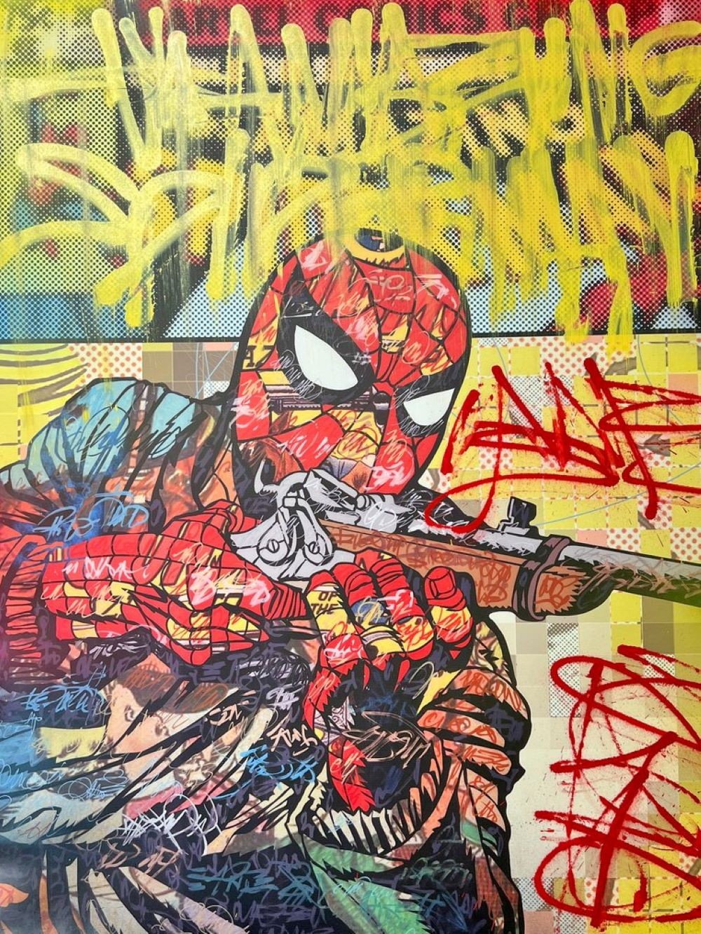 Dillon Boy, The Amazing Spiderman Western Cowboy Graffiti Dillon Boy, The Amazing Spiderman Western Cowboy Graffiti