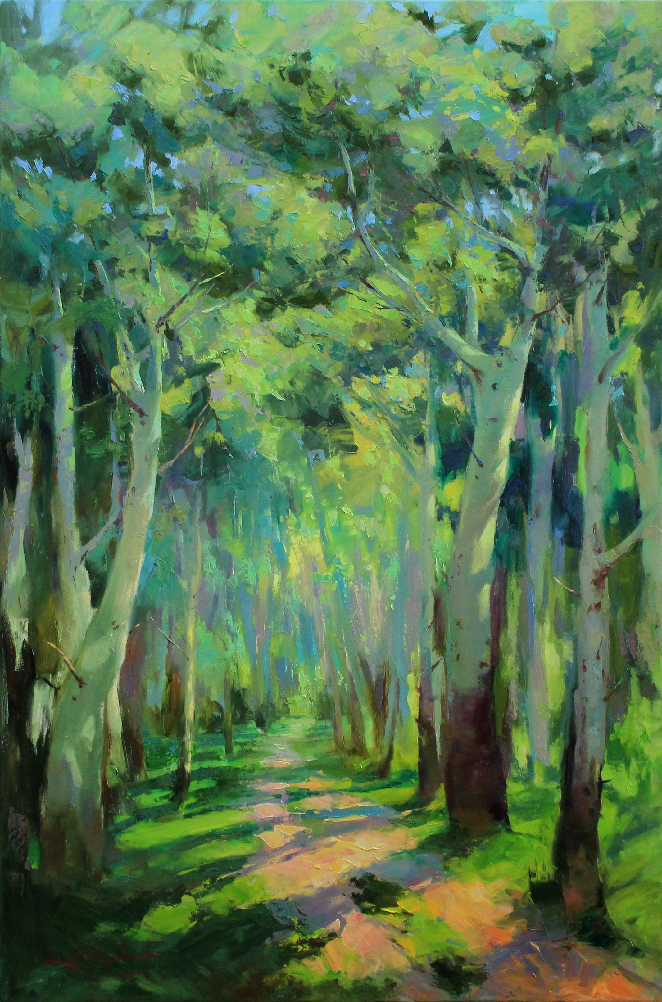 Alisa Onipchenko-Cherniakovska, Road in greenery Alisa Onipchenko-Cherniakovska, Road in greenery