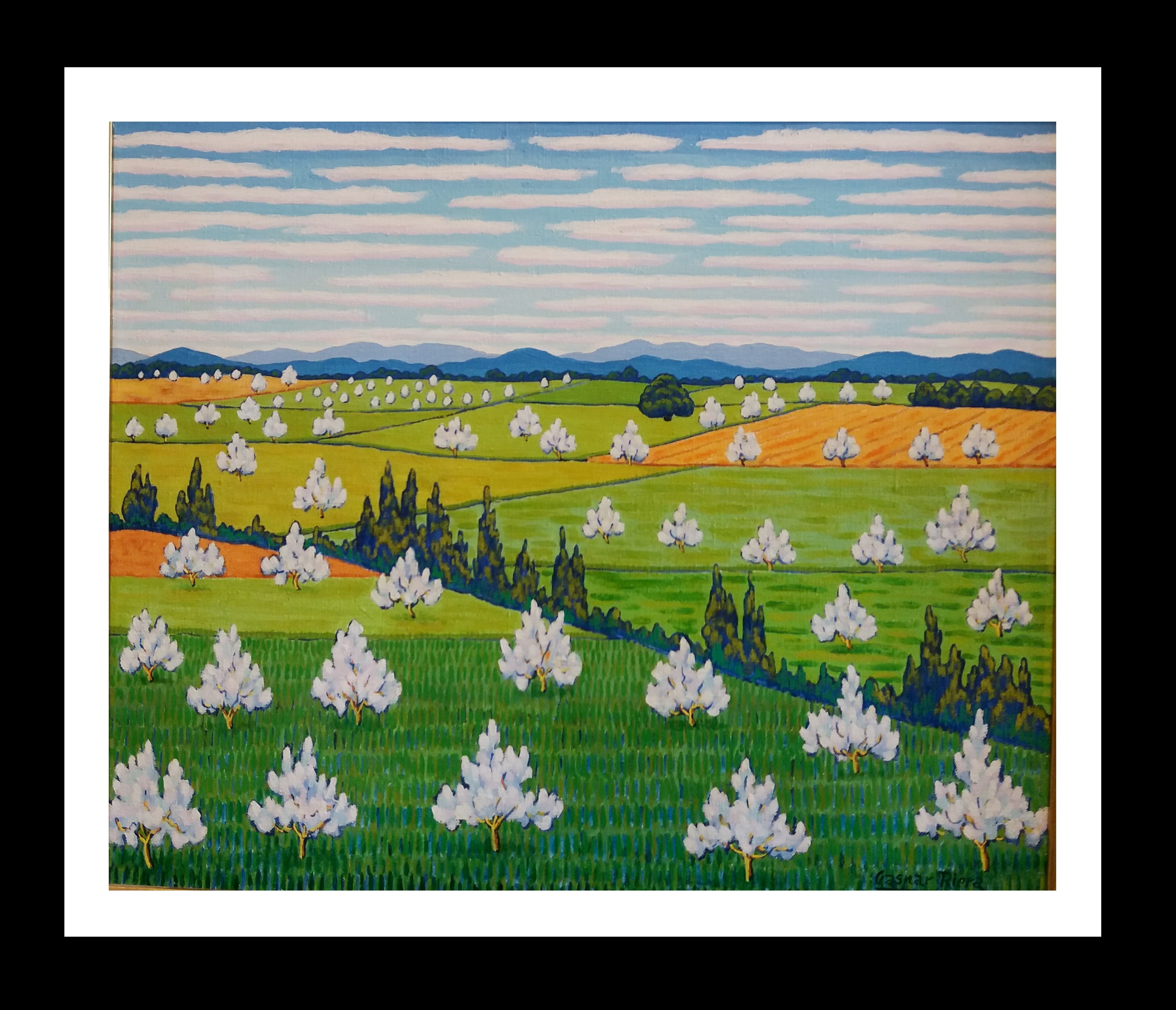 Gaspar Riera, Almond tree landscape Gaspar Riera, Almond tree landscape