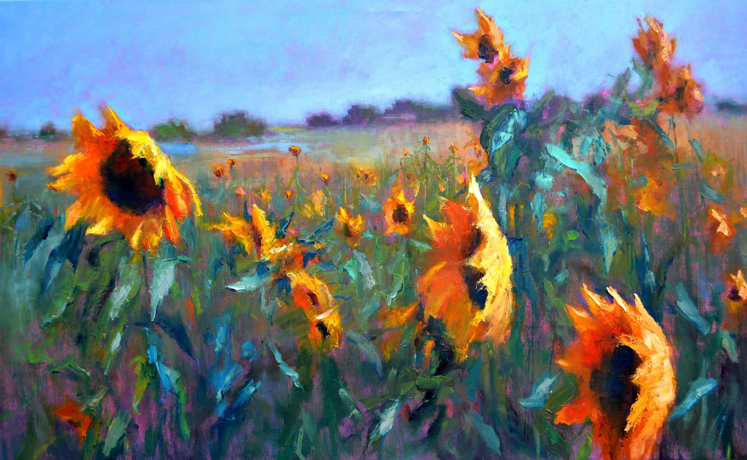 Elena Lukina, Sunflowers Elena Lukina, Sunflowers
