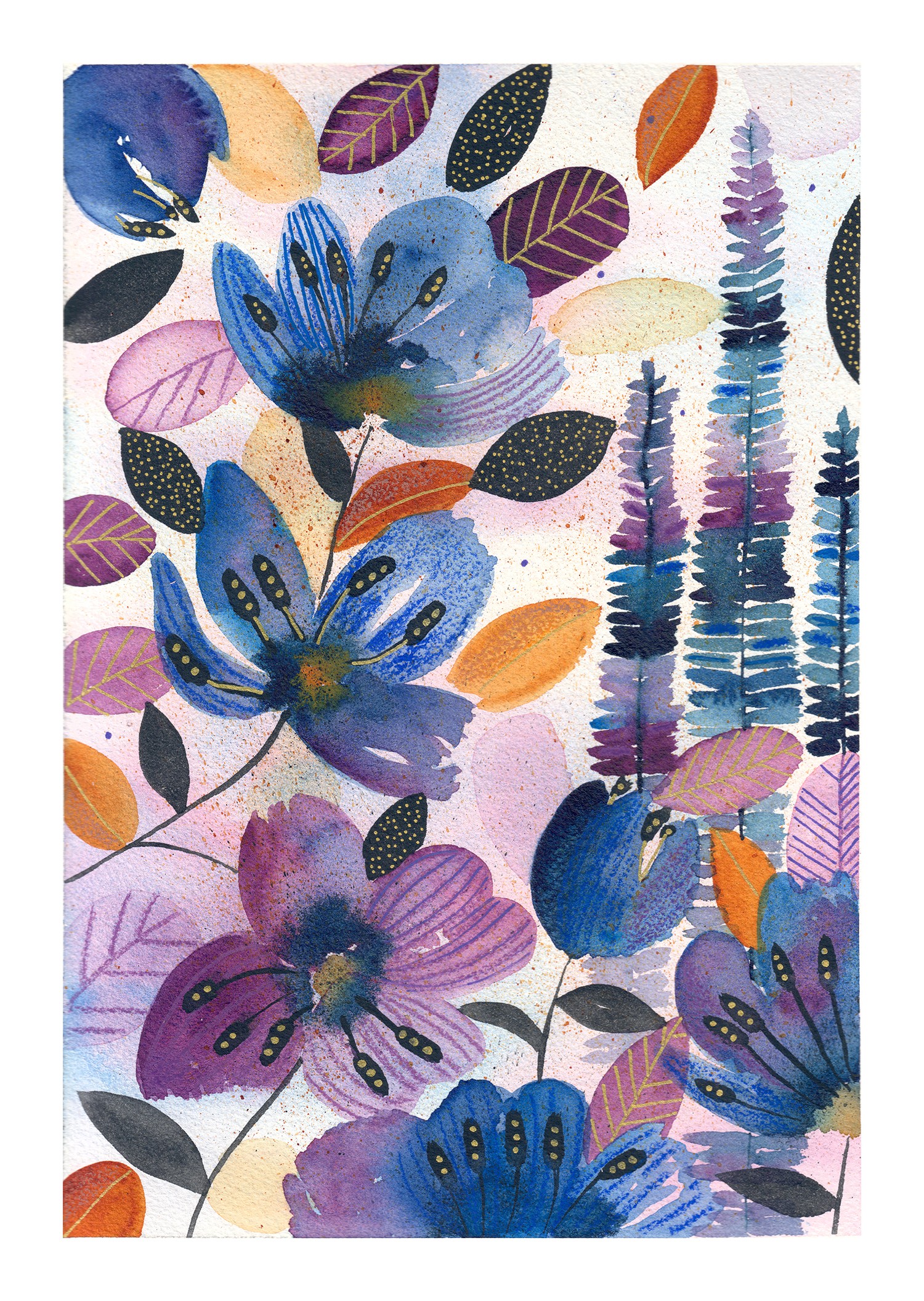 Gris De Garance, Composition florale 2 Gris De Garance, Composition florale 2