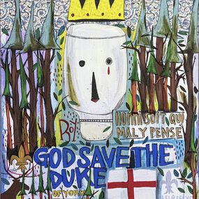 Gemälde, God save the duke of York, Tarek