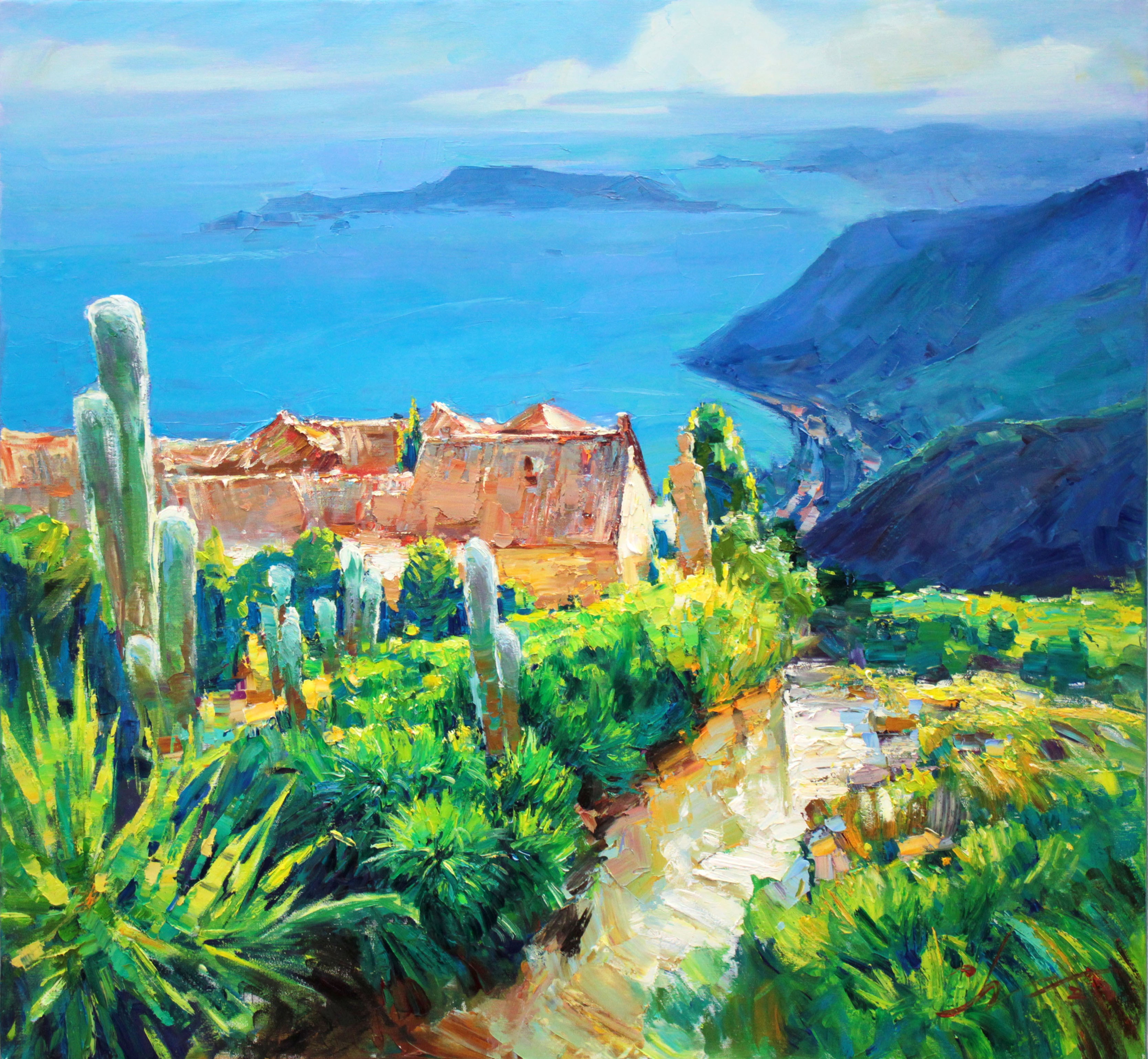 Serhii Cherniakovskyi, French city Eze Serhii Cherniakovskyi, French city Eze