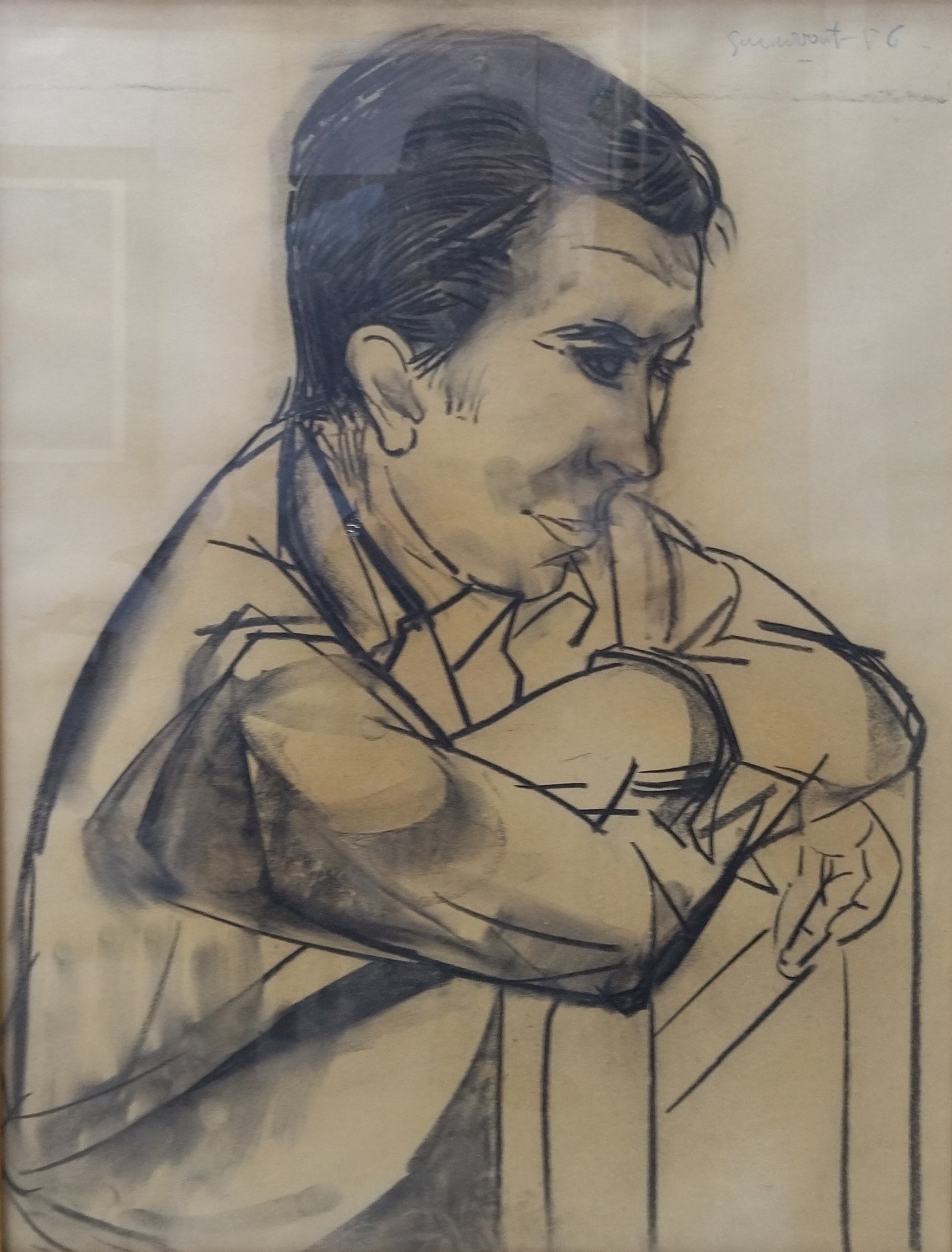 Josep Guinovart, Thoughtful Man Josep Guinovart, Thoughtful Man